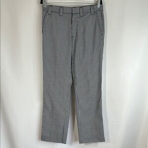 Adidas Black & White Gingham 30x32 Men’s Golf Pants
